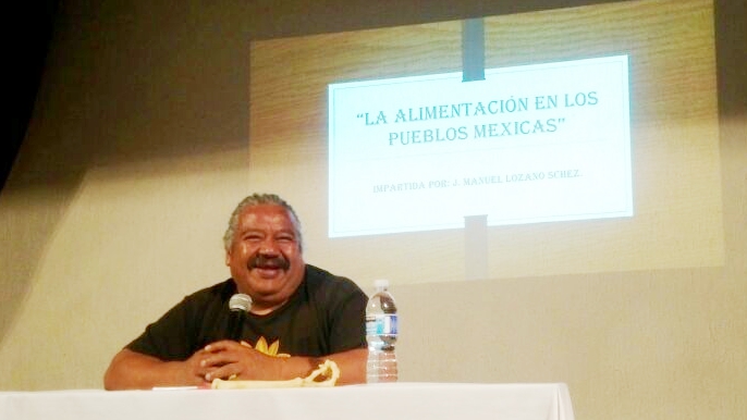 Pltica: 'La alimentacin en los pueblos Mexicas'.